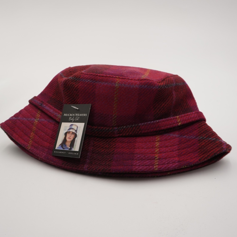 Mucros Weavers "Emily" Irish Wool Tweed Bucket Hat - Made in Killarney Ireland - Picture 9 of 16
